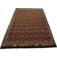 Kilim Antik El Dokuması Yün Karapınar Yörük Cecim Kilimi 0057 - Yeni - Çok Renkli