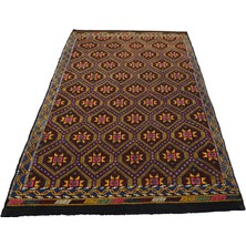Kilim Antik El Dokuması Yün Karapınar Yörük Cecim Kilimi 0057 - Yeni - Çok Renkli