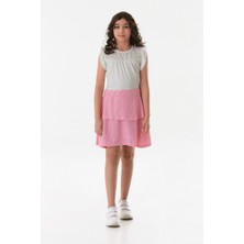 Dantelli Fırfırlı Kız Çocuk Etek