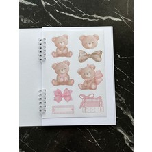 Teddy Bear Lovely 50 Sayfa Not Defteri 1 Sayfa Stickerlı
