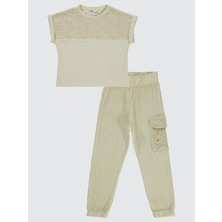 Civil Girls Kız Çocuk Takım 6-9 Yaş Bej