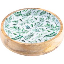 Bambum Servis Gereçleri Kangura - Sığ Kase Yaprak Küçük