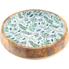 Bambum Servis Gereçleri Kangura - Sığ Kase Yaprak Büyük