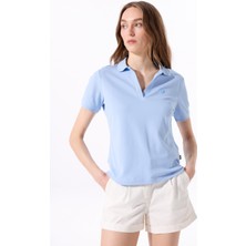 Mavi Kadın Relaxed Düz Polo T-Shirt J5SL-TST7070