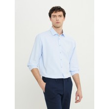 Altınyıldız Classics Regular Fit Klasik Yaka Açık Mavi Erkek Gömlek ACE020252170_AMV