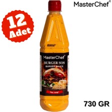 Master Chef Food Burger Sos 730 gr 12 Adet