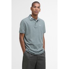 Barbour Trematon Tailored Fit Polo Yaka OL91 Olıve Marl