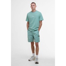 B.ıntl Logo Tipped T-Shirt GN11 Granite Green