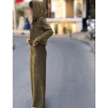 Simli Kapşonlu Sweatshirt