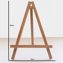 Ahşap Küçük Şövale Modeli (25CM X16CM )