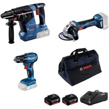 Bosch Gbh 180 Li+Gsr 180 Li+Gws 180 Li+Raf Bag Takım Çantalı Set