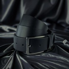KLN erkek hakiki deri cüzdan seti luxury three siyah