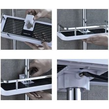 Ozcmax Banyo Duş Rafı Şampuanlık Sabunluk Organizer