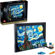 LEGO Ideas Vincent Van Gogh Yıldızlı Gece Yapı Seti Standard Packaging