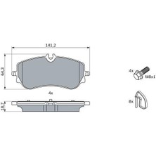 Arka Balata Fişsiz Volkswagen Crafter-Amarok/man Tge 16> (Aksesuarlı)