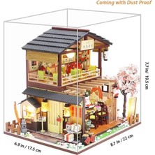Gudoqi 1:24 Ölçekli Dıy Minyatür Dollhouse Seti Japon Mağaza