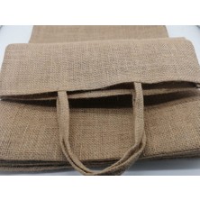 İstanbul Sandalet 1 Adet 35 x 40 cm Askılı Alışveriş Pazar Torbası Doğal Jut Torba Jüt Bez Torba Yaz Okulu Torbası Fuar Promosyon Çanta Torba Katalog Torbası Istanbul Sandalet