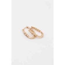 SHESRA Vip Üçlü Taş Oval Küpe