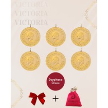 Victoria Gold 6 Adet Çeyrek Altın -Eski Tarihli (Kulplu 22 Ayar)