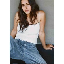 Allbucks Zara, Çiçekli Fitilli Top Bluz ABZRA7744
