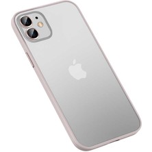 Zore Apple iPhone 12 Kılıf Retro Kapak-Rose Gold
