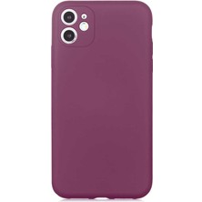 Zore Apple iPhone 11 Kılıf Mara Kapak-Mürdüm