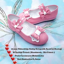 Beebron Ortopedik Kız Babet Çocuk Balerin Ayakkabısı Bbtklb2402 Pembe 29