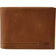 Guard Crazy Taba  Deri Bozuk Para Bölmeli Yatay Model Erkek Cüzdanı - GRD250322WT1865