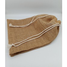İstanbul Sandalet 1 Adet 25 x 30 x 10 cm Büzgülü ve Askılı Alışveriş Pazar Torbası Doğal Jut Torba Jüt Bez Torba Yaz Okulu Torbası Fuar Promosyon Çanta Torba Katalog Torbası Istanbul Sandalet