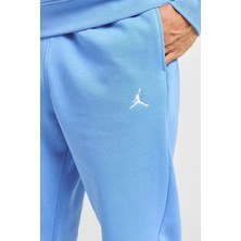 Nike Jordan Brooklyn Fleece Erkek Mavi Eşofman Altı