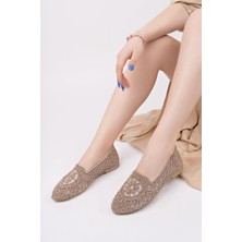 SR-300 Hasır Babet Günlük Kadın Ayakkabı Ev Babeti Ev Ayakkabısı