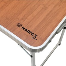 Madfox Nova Katlanır Kamp Masası Ahşap