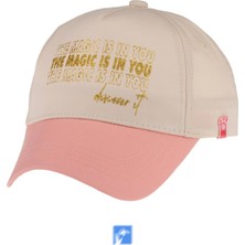 Kardelen Butik Denizli Sim Yazılı Kız Çocuk Şapka  (4-8 Yaş )  ( 52 cm )