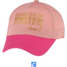 Kardelen Butik Denizli Sim Yazılı Kız Çocuk Şapka  (4-8 Yaş )  ( 52 cm )