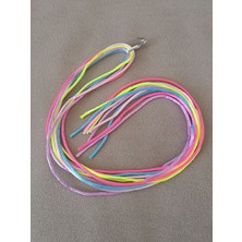 Efna Store 5 Li Neon Renklerde Saç Örgü Ipi,saç Süsleme Ipi(5 Adet-90 Cm)