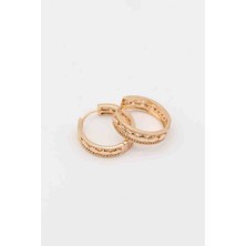 Glare Jewellery Desenli Halka Küpe