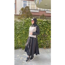 Fermuarlı Şık Kadın Ceket  