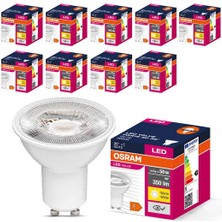 Osram Value 4.5W GU10 Cob LED Ampul 3000K Osram 10 Lu Paket