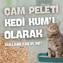Çam Pati (% 100 Çam Peleti Kedi Kumu) Topaklaşmaz - Kokuyu Hapseder - 6 mm / 50 Lt