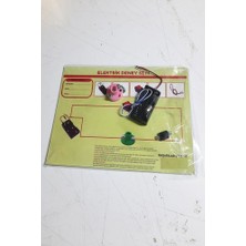 Ozcmax Okul Deney Seti - Elektrik Seti Ampul - Pil Yatağı - Duy -Düğme Seti