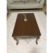 Home Başaran Mobilya Ultra Kaliteli  Mdf Ceviz 60 x 100 Orta Sehpa