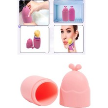 Ozcmax Silikon Buz Rulosu Buz Topu Kalıbı Yüz Buz Uygulama Masajı Cilt Bakım Kalıbı