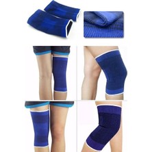 Ozcmax 2 Li Elastik Dizlik - Egzersiz ve Spor Dizliği Büyük Boy 23 cm