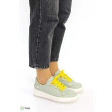 Mammamia Kadın Ortopedik Günlük  Deri Spor Sneaker Ayakkabıı M26YA435