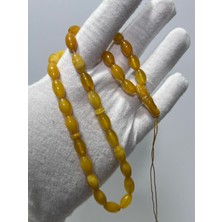 Doğal Kaya Damla Kehribar Tesbih 33LÜK 11,59 Gram