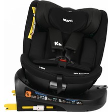Kraft Safe Spin Plus I-Size Oto Koltuğu 0-36 kg Siyah
