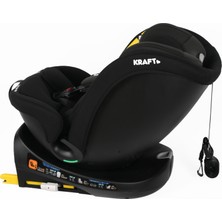 Kraft Safe Spin Plus I-Size Oto Koltuğu 0-36 kg Siyah