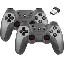 Airstorr Joystick Gamepad Çiftli Tv Pc Uyumlu Oyun Konsolu 2.4g Gamepad Double Joystick Doungle