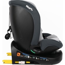 Kraft Safe Spin Plus I-Size Oto Koltuğu 0-36 kg Gri