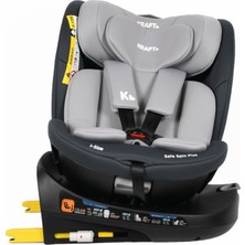 Kraft Safe Spin Plus I-Size Oto Koltuğu 0-36 kg Gri